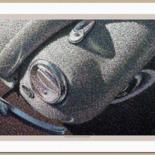Painting titled "Fusca Branco" by Mauro Soares, Original Artwork, Oil
