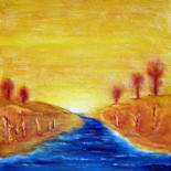 " L'essentiel " 23.6x23.6x1.8 in ©2009 by Martial Dumoulin