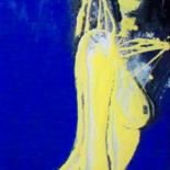 Painting titled "Yellow dreams" by Mendelart, Original Artwork, Oil