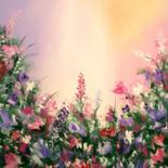 A glimpse of paradise(Ein Blick auf das Paradies) 39.4x27.6x1.4 in ©2019 by Maria Polyzogopoulou