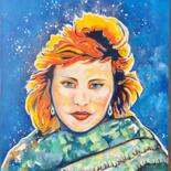 Painting titled "Mary" by Meryl, Original Artwork, Acrylic