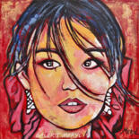 Schilderij getiteld "Misaki" door Meryl, Origineel Kunstwerk, Acryl