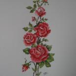 Peinture intitulée "Roses" par Michago, Œuvre d'art originale