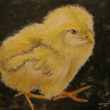 Painting titled "MON GROS POUSSIN..." by Michel Cendra-Terrassa, Original Artwork