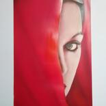 Painting titled "chaperon rouge" by Michel Ruelle (Aéro), Original Artwork, Acrylic