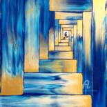 "Porte dorée (stairw…" başlıklı Tablo Mikha tarafından, Orijinal sanat, Akrilik