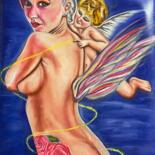 "Angel" başlıklı Resim Mikiart tarafından, Orijinal sanat, Pastel