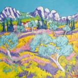 Painting titled "Provence" by Milorv, Original Artwork