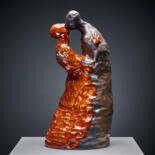 Sculpture titled "Passion #2" by Oly Miltys, Original Artwork, Ceramics
