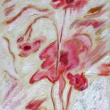 Peinture intitulée "Fleurs n°3" par Mireille Gratier De Saint Louis, Œuvre d'art originale