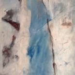 Peinture intitulée "DEGEL DU LAC DU SER…" par Mireille Matricon, Œuvre d'art originale, Huile