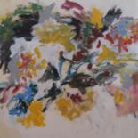 Картина под названием "Fleurs de Topkapi" - Mireille Naxara, Подлинное произведение искусства, Акрил