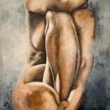 Pittura intitolato "Nude" da Miri Baruch, Opera d'arte originale, Acrilico
