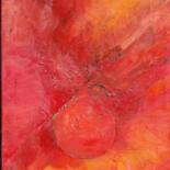 Pintura titulada "La sphère mandarine" por Mona Roussette, Obra de arte original