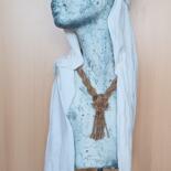 Sculpture intitulée "Monia" par Monique Schoonenburg (MSC), Œuvre d'art originale, Acier inoxydable