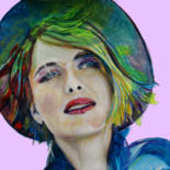 Painting titled "Maria Sharapova, wo…" by Dmitri Matkovsky, Original Artwork, Acrylic