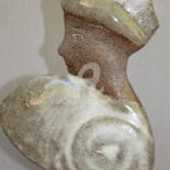 Sculpture intitulée "comme un fossile" par Myriam Van Calster, Œuvre d'art originale, Céramique