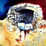 Peinture intitulée "evier-dans-un-vieux…" par Mysane, Œuvre d'art originale, Huile