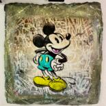 Schilderij getiteld "Street Mickey" door N Nathan, Origineel Kunstwerk, Acryl