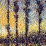 Peinture intitulée "Claude Monet motive…" par Nadiia Antoniuk, Œuvre d'art originale, Acrylique