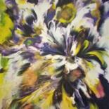 Painting titled "La parade des fleurs" by Nagwa Safey, Original Artwork, Acrylic