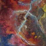 Peinture intitulée "Storm I" par Nahalah, Œuvre d'art originale, Acrylique