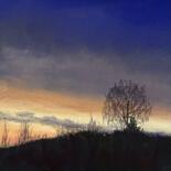 Картина под названием "November sunset.  L…" - Natalia Balashova. Pastelist., Подлинное произведение искусства, Пастель