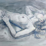 "Eva Dreaming" başlıklı Resim Natalie Levkovska tarafından, Orijinal sanat, Zamklı boya