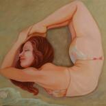 Malerei mit dem Titel "Mermaid" von Nata Shemshur, Original-Kunstwerk, Öl