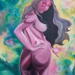 Картина под названием "Romantisma" - Nathalie Choury, Подлинное произведение искусства, Масло Установлен на Деревянная рама…