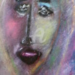 Dessin intitulée "NEW EMOTION" par Nicolas Guillemard, Œuvre d'art originale, Pastel Monté sur Autre panneau rigide