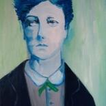 Peinture intitulée "Arthur Rimbaud - Cé…" par Nicole Bachelard, Œuvre d'art originale, Huile Monté sur Châssis en bois