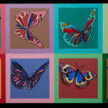 Peinture intitulée "Butterflies" par Nicoletta Belli, Œuvre d'art originale, Acrylique