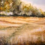 Peinture intitulée "Marais de Goulaine" par Nikkos, Œuvre d'art originale