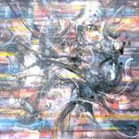 Peinture intitulée "Tormenta" par Nikkos, Œuvre d'art originale