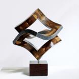 "Raumfaltung" başlıklı Heykel Nikolaus Weiler tarafından, Orijinal sanat, Paslanmaz Çelik