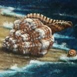 Painting titled "Sea Shells. Nikolay…" by Nikolay Velikiy, Original Artwork, Oil