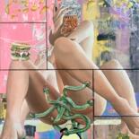 Картина под названием "«Саморазрушение»" - Нина Пройдан, Подлинное произведение искусства, Акрил Установлен на Деревянная ра…