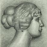 Drawing titled "STUDY AFTER FRENCH…" by Nives Palmić, Original Artwork, Graphite