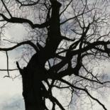 Dessin intitulée "WINTER TREE III" par Nives Palmić, Œuvre d'art originale, Encre