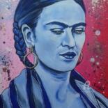 Peinture intitulée "Frida Khalo 2" par Norel, Œuvre d'art originale, Acrylique