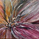 Pintura titulada "Flor en abstracto" por Noria Tafrent, Obra de arte original, Acrílico Montado en Bastidor de camilla de ma…