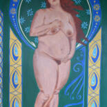 Peinture intitulée "Vénus" par Nusch, Œuvre d'art originale, Acrylique Monté sur Châssis en bois