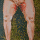 Painting titled "Plus jamais ça" by Nusch, Original Artwork, Acrylic Mounted on Wood Stretcher frame