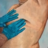 Pintura titulada "Prévention bis" por Nusch, Obra de arte original, Acrílico Montado en Bastidor de camilla de madera