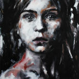 Painting titled "Ailsa (PORTRAIT SER…" by Nymira Gray, Original Artwork, Acrylic