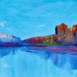 Painting titled "Arizona Painting Or…" by Olga Chernetsova, Original Artwork, Oil