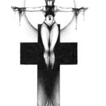 Dibujo titulada "Resurrection" por O-Hido Sonia Art, Obra de arte original, Lápiz