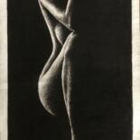 Dessin intitulée "Nude art" par Art Darlington Darlington, Œuvre d'art originale, Fusain