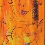 Painting titled "In sunlight" by Oksana Veber, Original Artwork, Acrylic